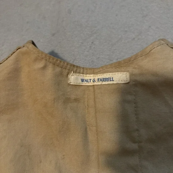 Vintage 10x SPORTSMAN Shooting Vest CLUB USMC Major General Walter Great Farrell